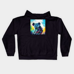 Colourful Koala by j Kids Hoodie